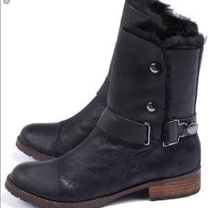 Matt Bernson  Shearling lined Tundra Moto Boots.